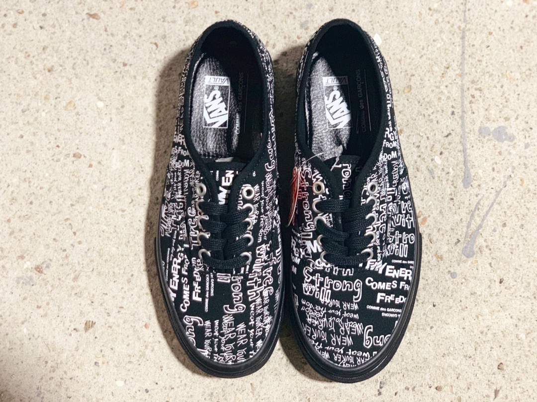 180Vans 万斯/范斯 X CDG 川久保玲19限定联名 Authentic 硫化休闲板鞋