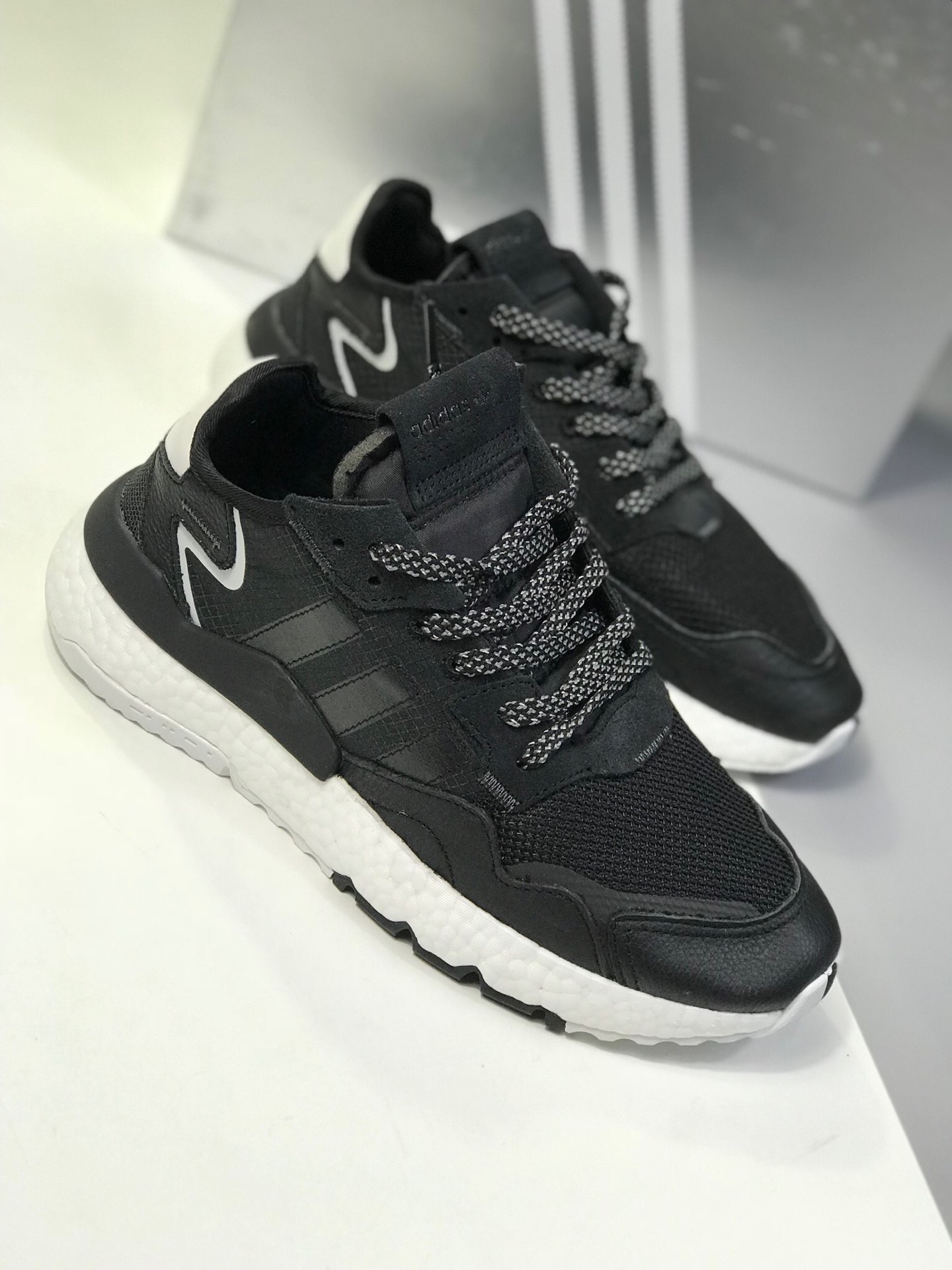 200新增配色【唯一正确版 官方原盒】 阿迪达斯 Adidas Nite Jogger 2019 Boost 夜行者 EE6254