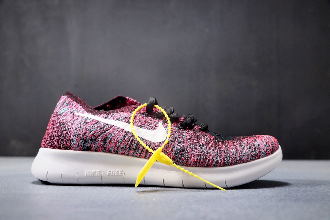 120公司级福利  耐克 NIKE FREE RN FLYKNIT 2017 赤足跑步鞋  编织休闲慢跑鞋880844-PC
