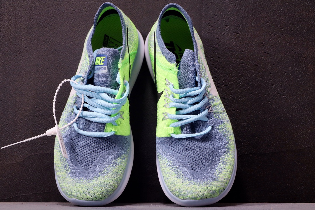 120公司级福利  耐克 NIKE FREE RN FLYKNIT 2017 赤足跑步鞋  编织休闲慢跑鞋880844-PC