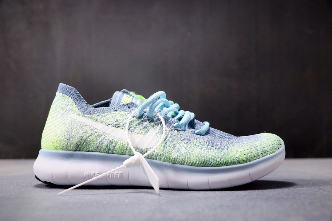 120公司级福利  耐克 NIKE FREE RN FLYKNIT 2017 赤足跑步鞋  编织休闲慢跑鞋880844-PC