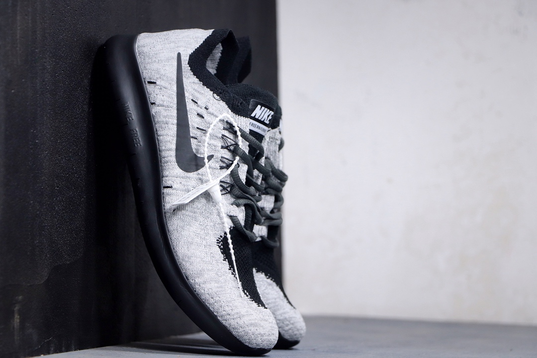 120公司级福利  耐克 NIKE FREE RN FLYKNIT 2017 赤足跑步鞋  编织休闲慢跑鞋880844-PC