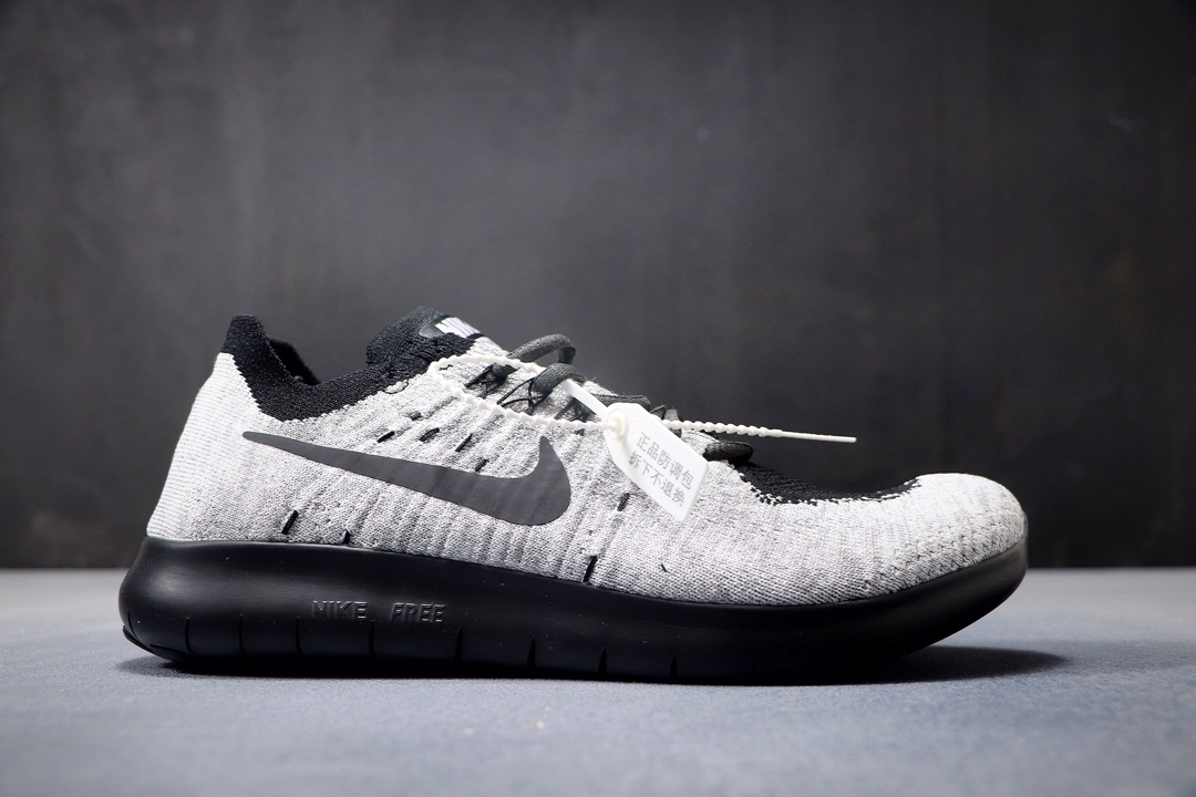 120公司级福利  耐克 NIKE FREE RN FLYKNIT 2017 赤足跑步鞋  编织休闲慢跑鞋880844-PC