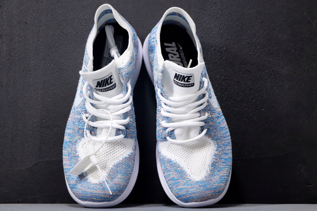 120公司级福利  耐克 NIKE FREE RN FLYKNIT 2017 赤足跑步鞋  编织休闲慢跑鞋880844-PC