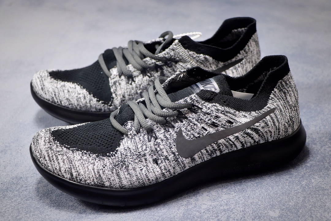 120公司级福利  耐克 NIKE FREE RN FLYKNIT 2017 赤足跑步鞋  编织休闲慢跑鞋880844-PC