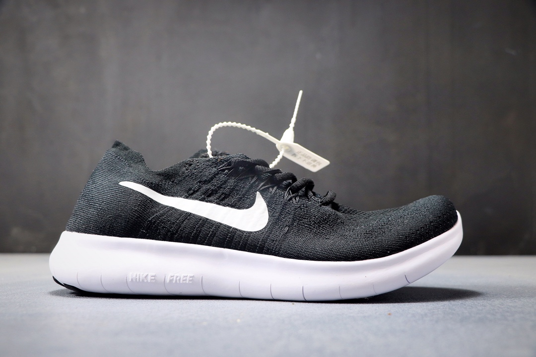 120公司级福利  耐克 NIKE FREE RN FLYKNIT 2017 赤足跑步鞋  编织休闲慢跑鞋880844-PC
