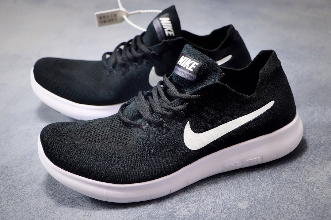 120公司级福利  耐克 NIKE FREE RN FLYKNIT 2017 赤足跑步鞋  编织休闲慢跑鞋880844-PC