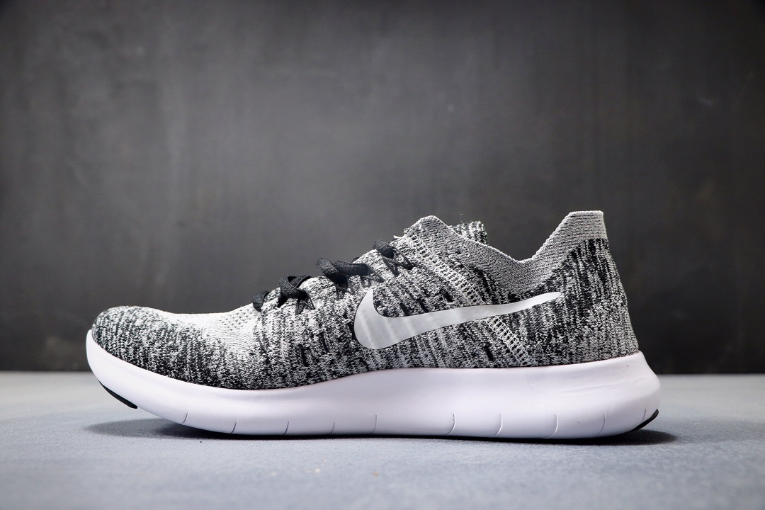 120公司级福利  耐克 NIKE FREE RN FLYKNIT 2017 赤足跑步鞋  编织休闲慢跑鞋880844-PC