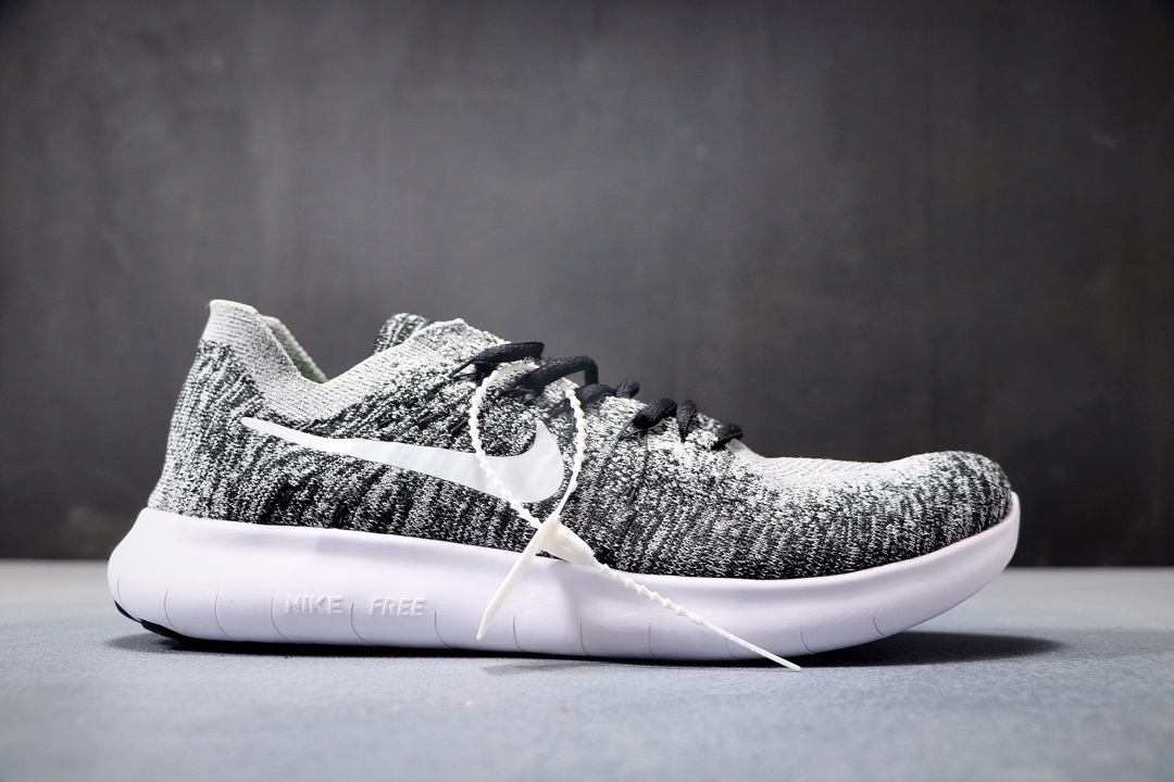 120公司级福利  耐克 NIKE FREE RN FLYKNIT 2017 赤足跑步鞋  编织休闲慢跑鞋880844-PC