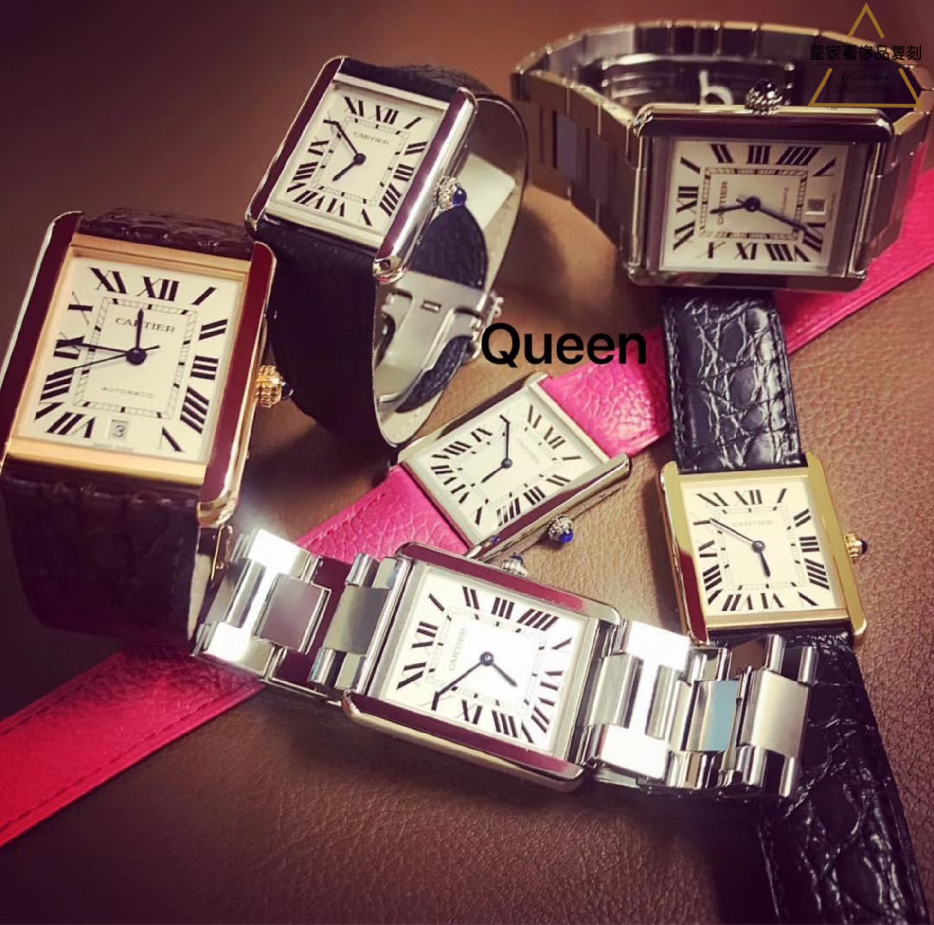 Cartier 卡地亚时光 那些惊艳了岁月 美得不可方物的女表，卡地亚坦克男女款