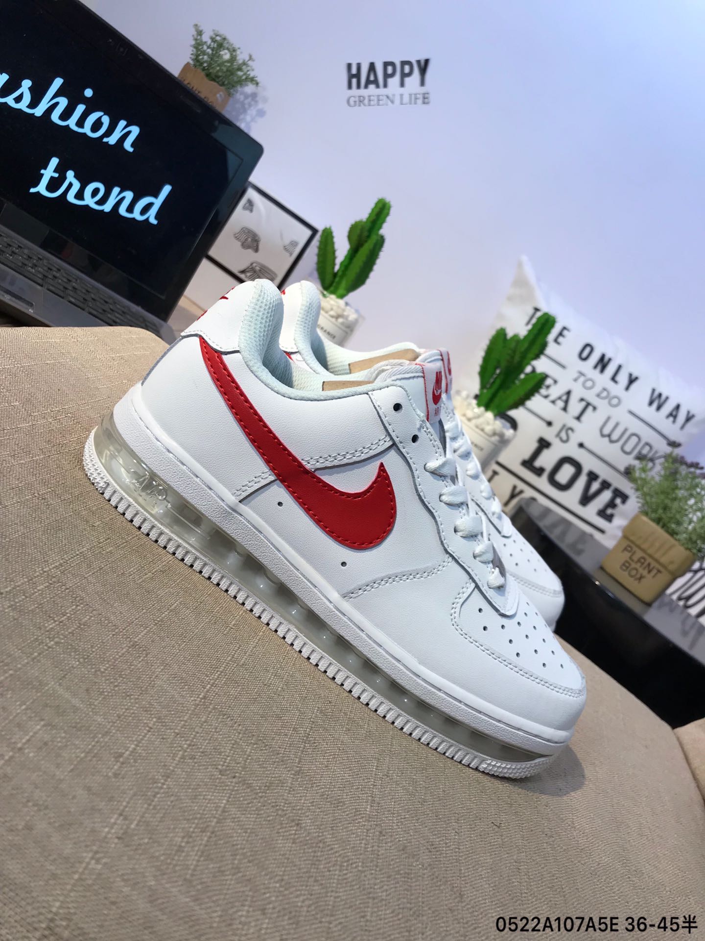 160真标半码Nike Air Force 1 空军一号气垫休闲板鞋