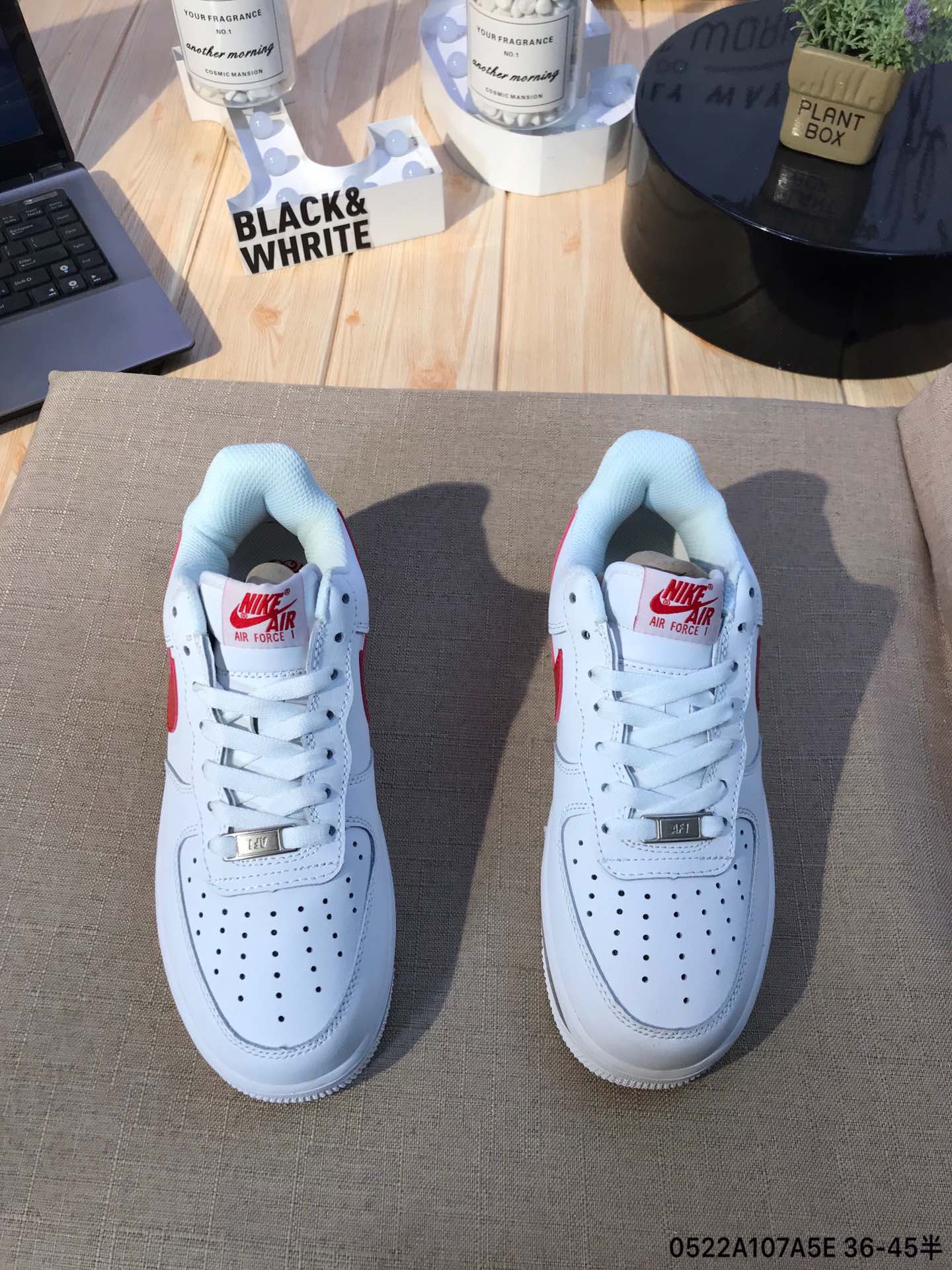 160真标半码Nike Air Force 1 空军一号气垫休闲板鞋