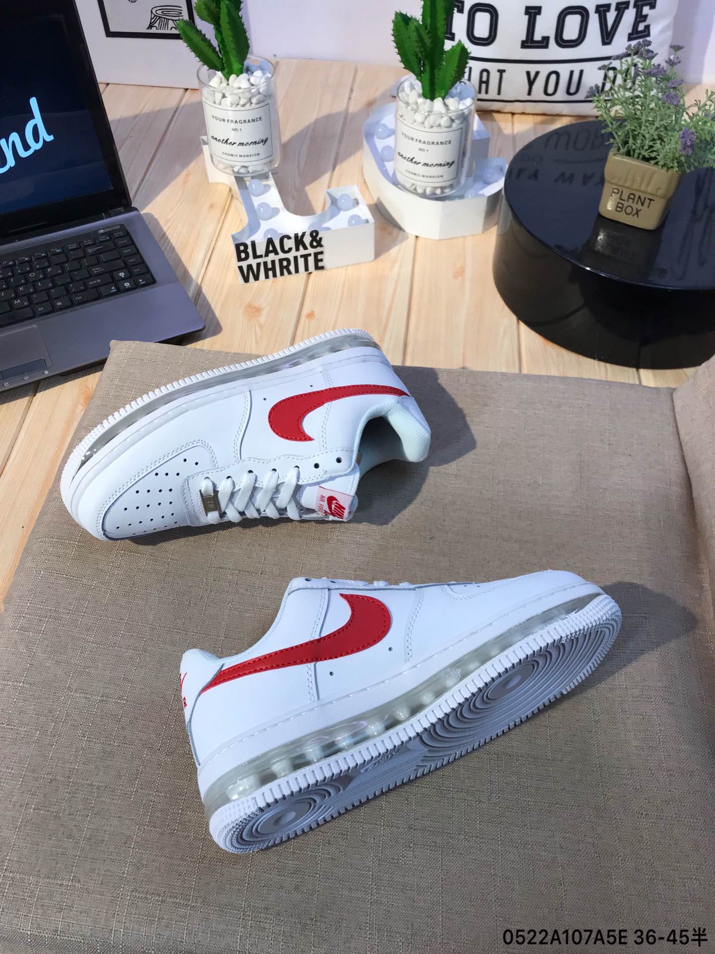 160真标半码Nike Air Force 1 空军一号气垫休闲板鞋