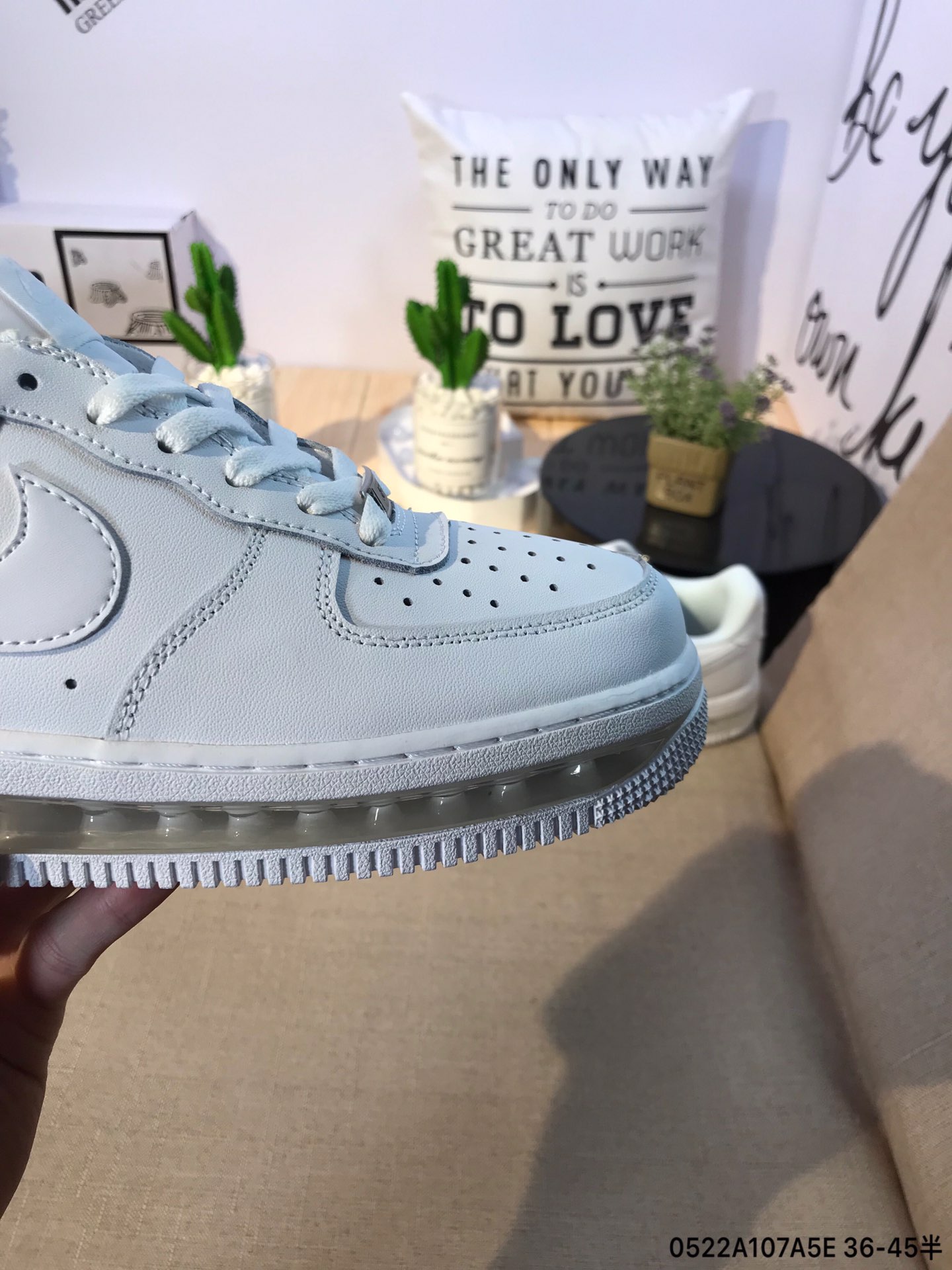 160真标半码Nike Air Force 1 空军一号气垫休闲板鞋
