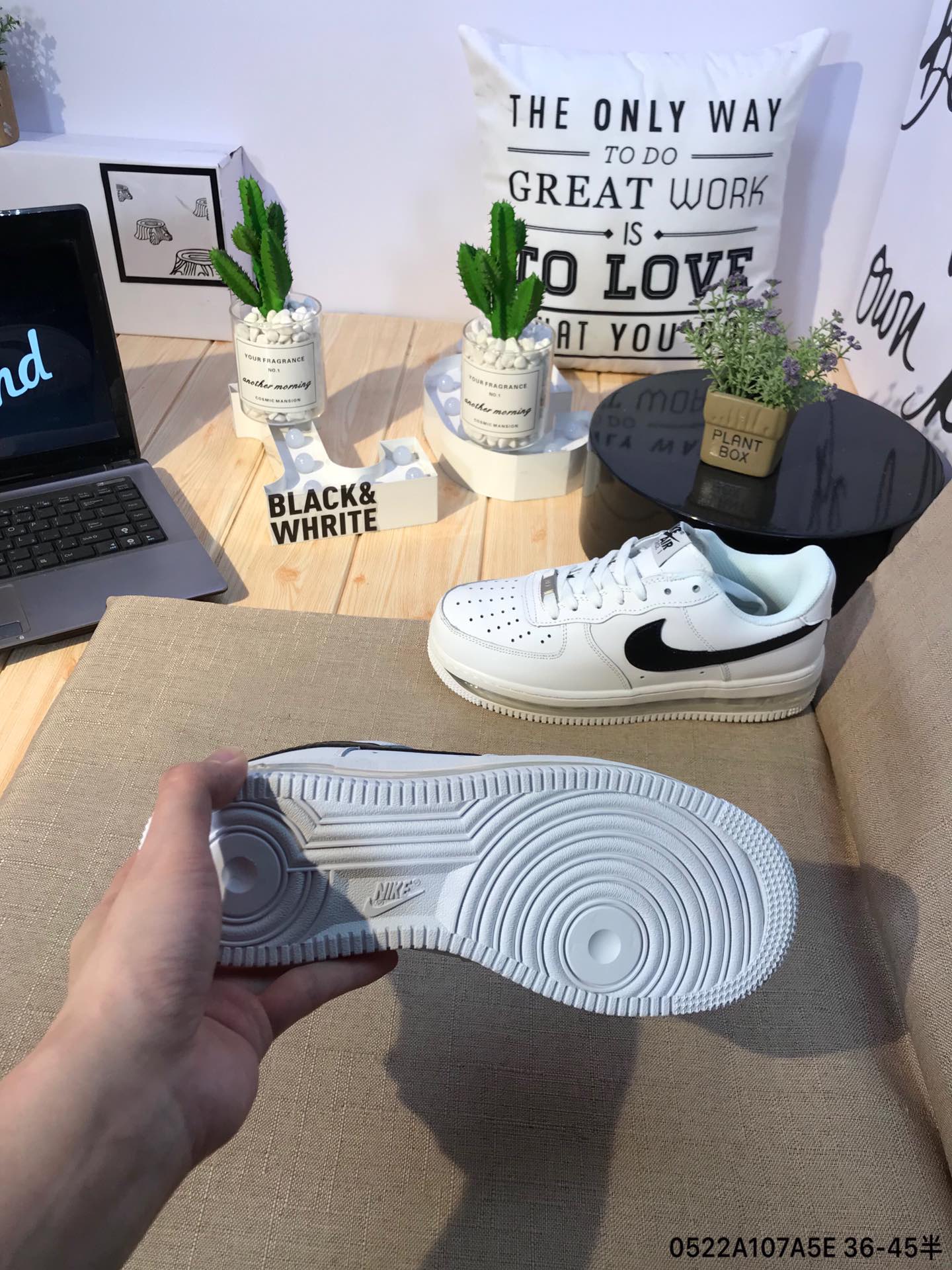 160真标半码Nike Air Force 1 空军一号气垫休闲板鞋