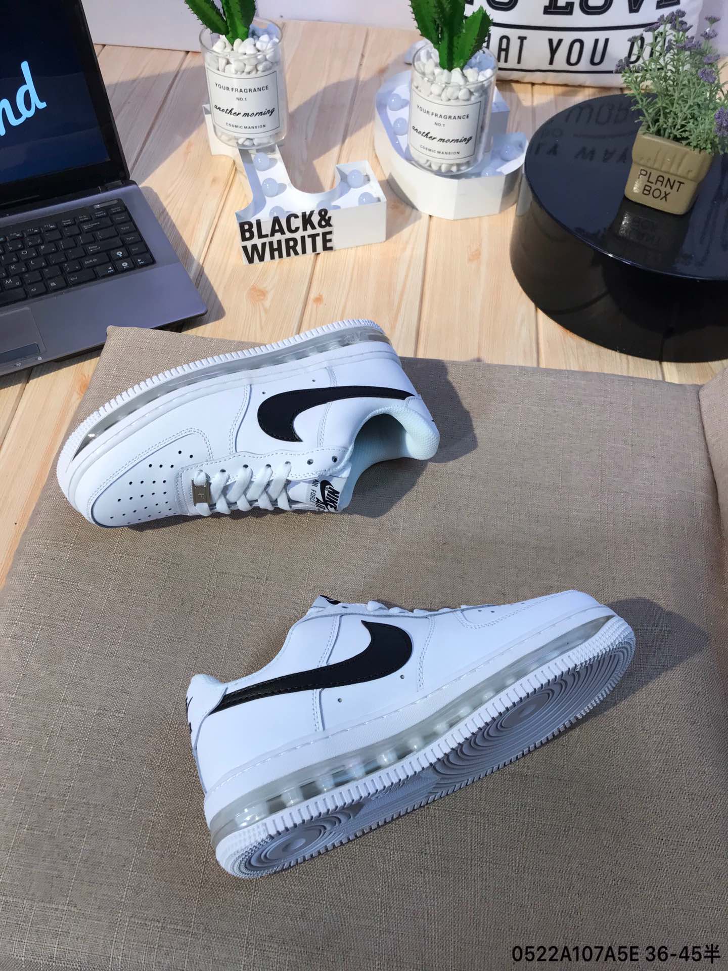 160真标半码Nike Air Force 1 空军一号气垫休闲板鞋