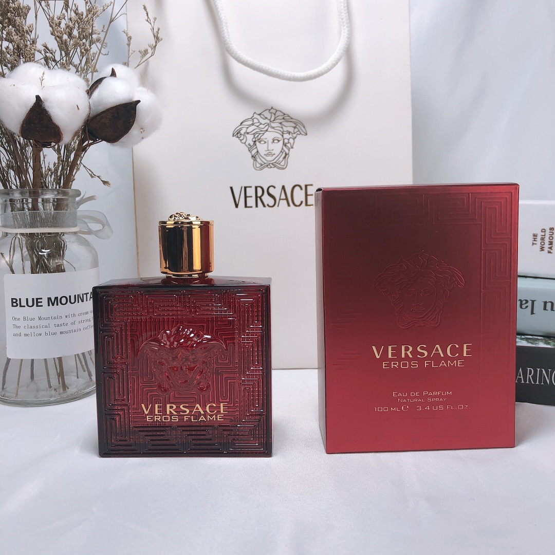 Versace Eros Flame Eau de Parfum - 100ml Red Bottle