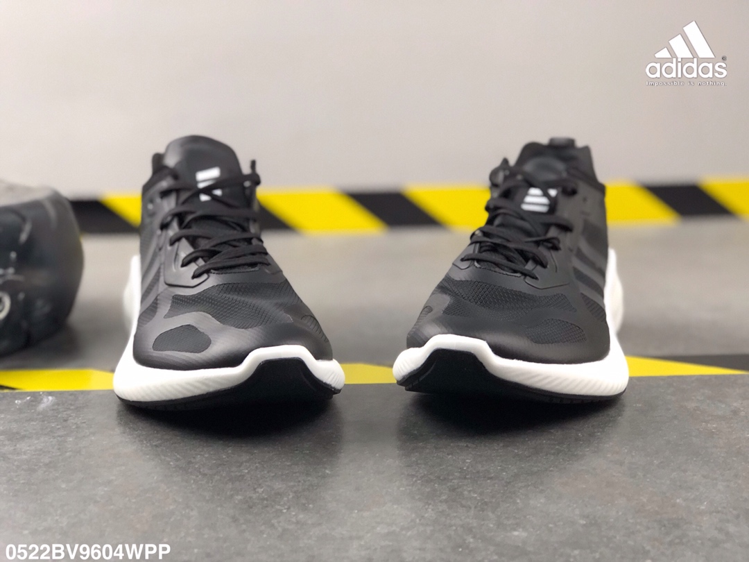 220 阿迪达斯 真标  阿尔法三代 高频蝉翼纱网面  MD减震中底  运动休闲鞋 adidas alphabounce