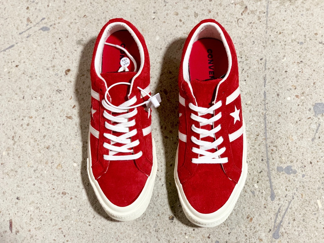 180Converse 匡威 Jack Star Bars J Suede 日版杰克一星系列 复古硫化低帮板鞋