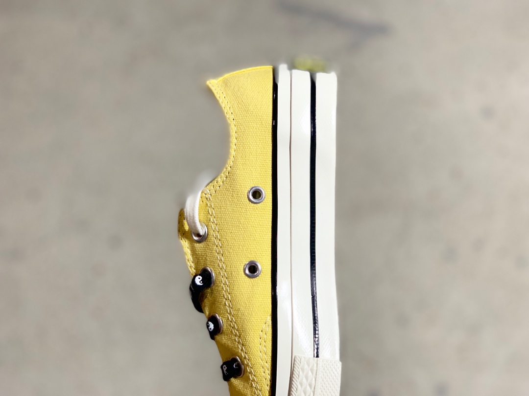 140 Converse Chuck Talylot 70 OX Psy Kicks 太极 低帮复刻三星标低帮休闲运动硫化百搭板鞋“太极阴阳底黄”