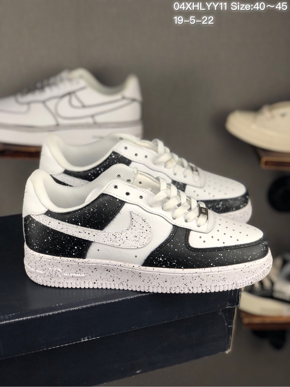 150 头层/耐克 Nike Air Force 1 x Off W hite 原盒真标 头层真皮拼接 OW联名限量空军一号板鞋