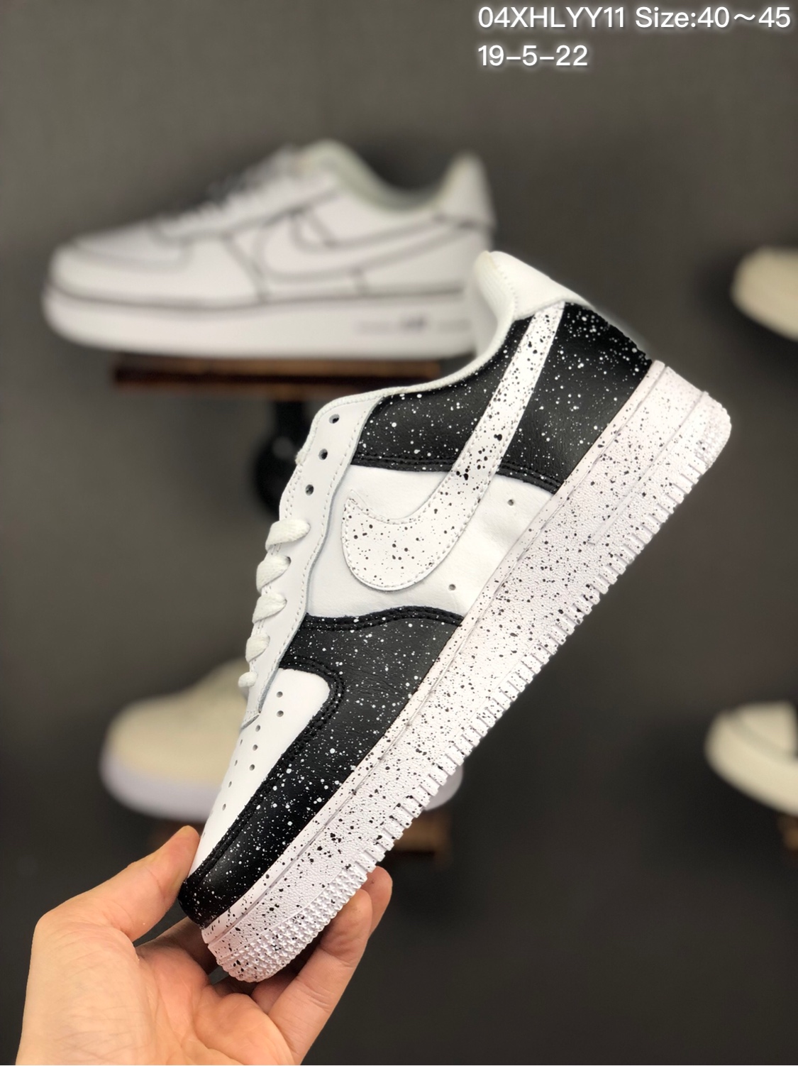 150 头层/耐克 Nike Air Force 1 x Off W hite 原盒真标 头层真皮拼接 OW联名限量空军一号板鞋