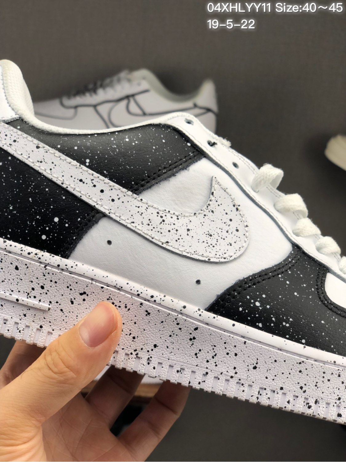 150 头层/耐克 Nike Air Force 1 x Off W hite 原盒真标 头层真皮拼接 OW联名限量空军一号板鞋