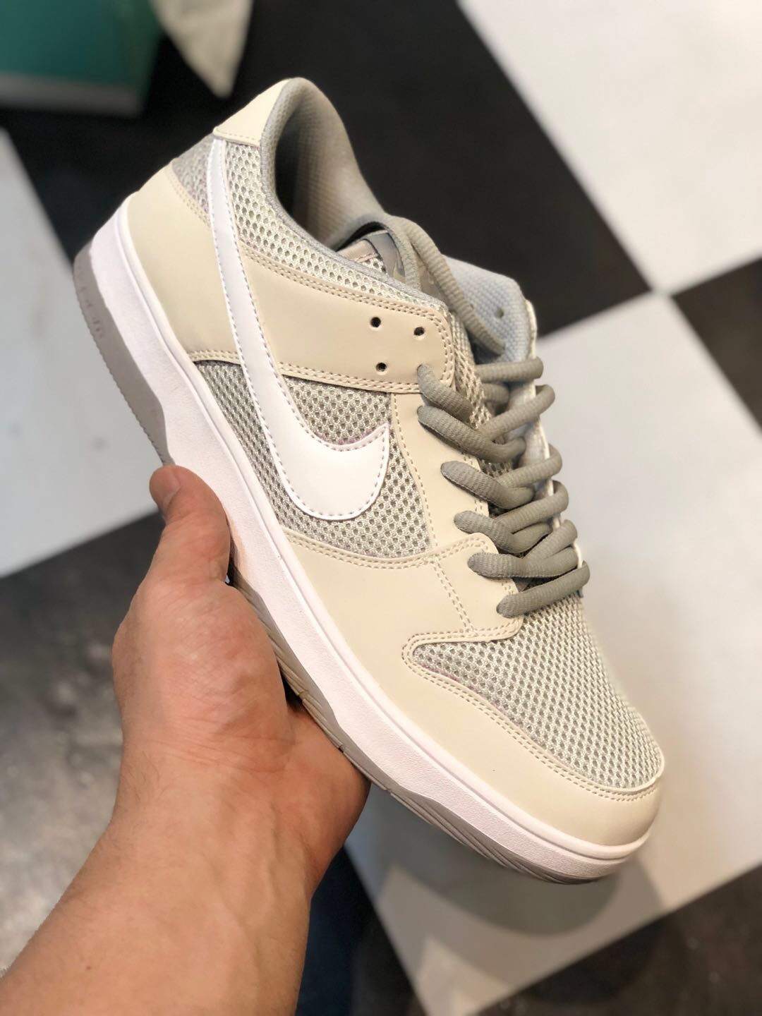 130Nike SB Dunk Low Pro 夏季透气网面时尚滑板鞋 877063-001