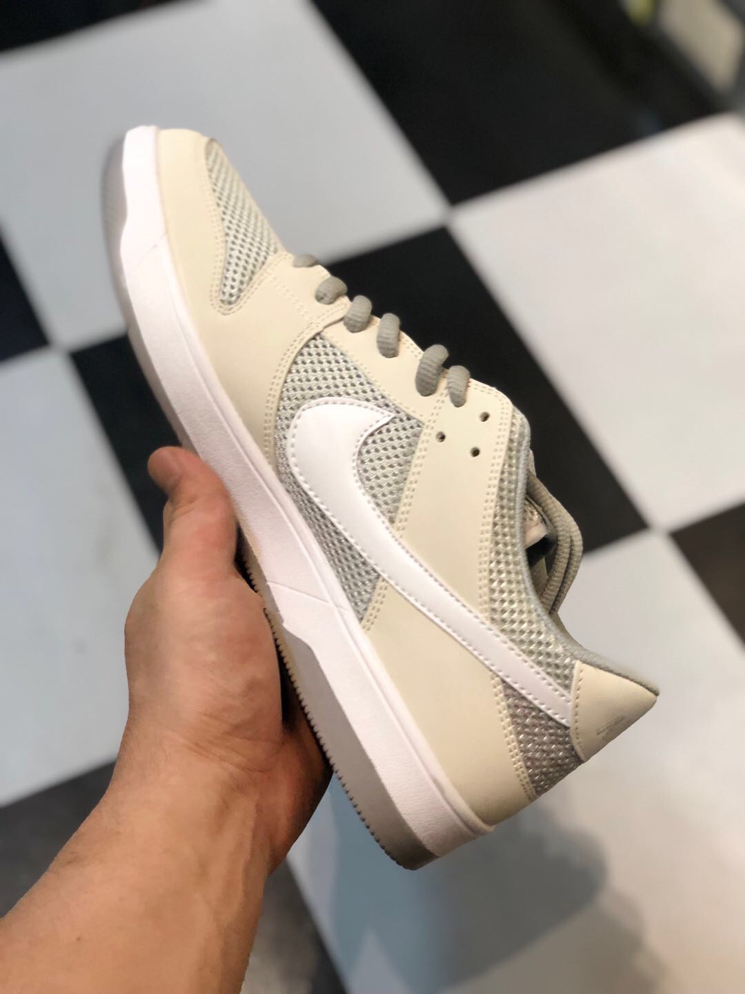 130Nike SB Dunk Low Pro 夏季透气网面时尚滑板鞋 877063-001