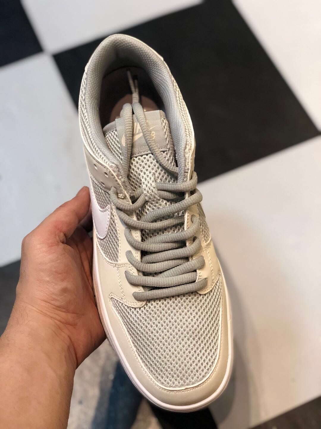 130Nike SB Dunk Low Pro 夏季透气网面时尚滑板鞋 877063-001