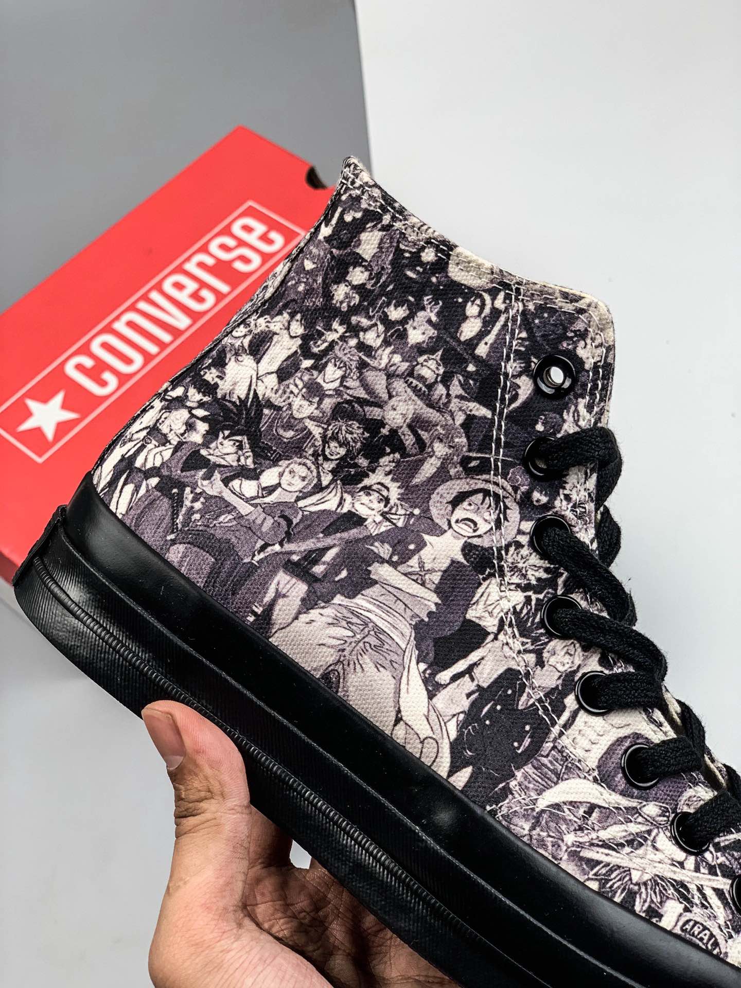 220 Converse Japan One Piece 海贼王 涂鸦果冻底 热血动漫海贼王高帮限定联名