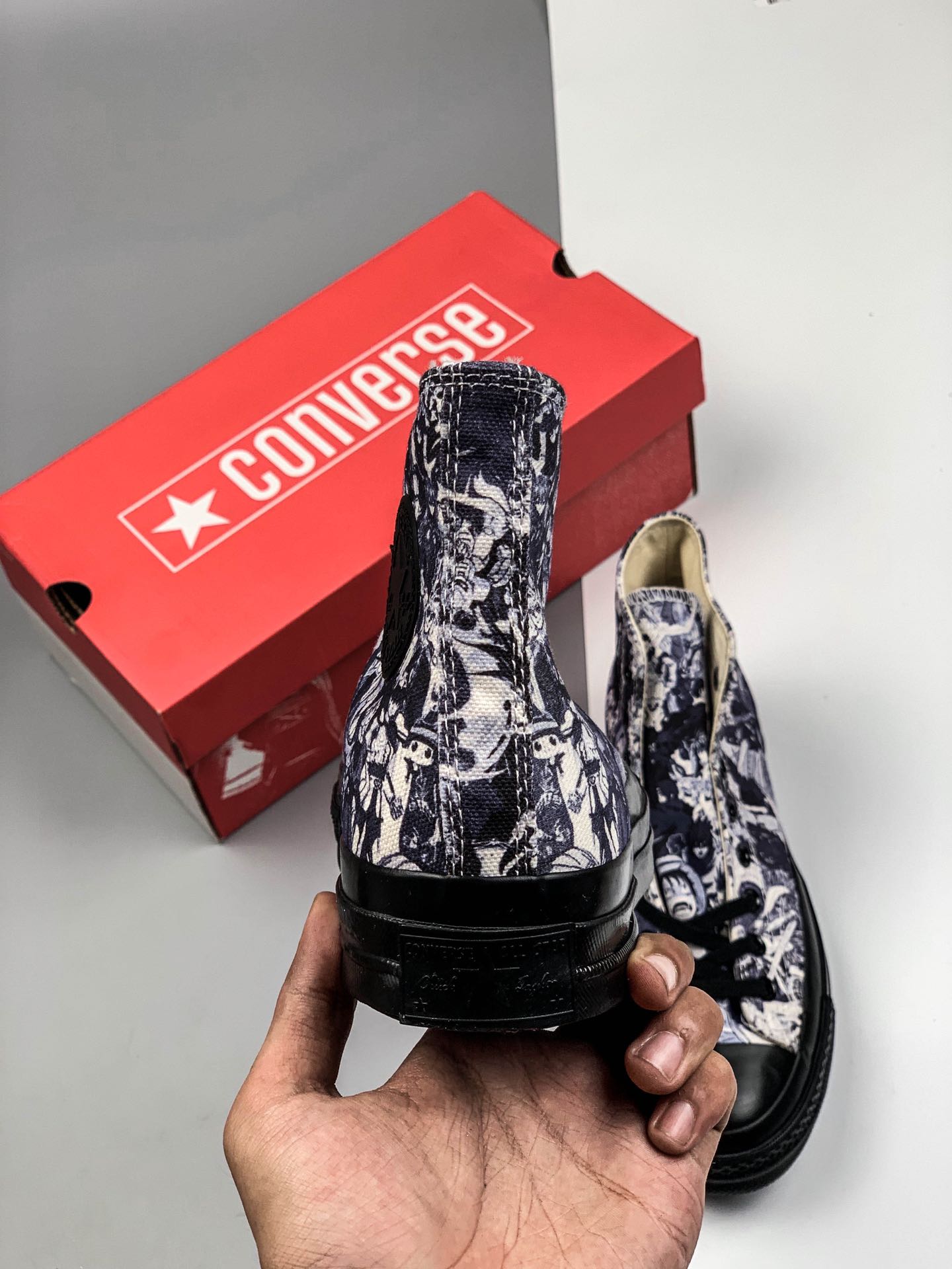 220 Converse Japan One Piece 海贼王 涂鸦果冻底 热血动漫海贼王高帮限定联名