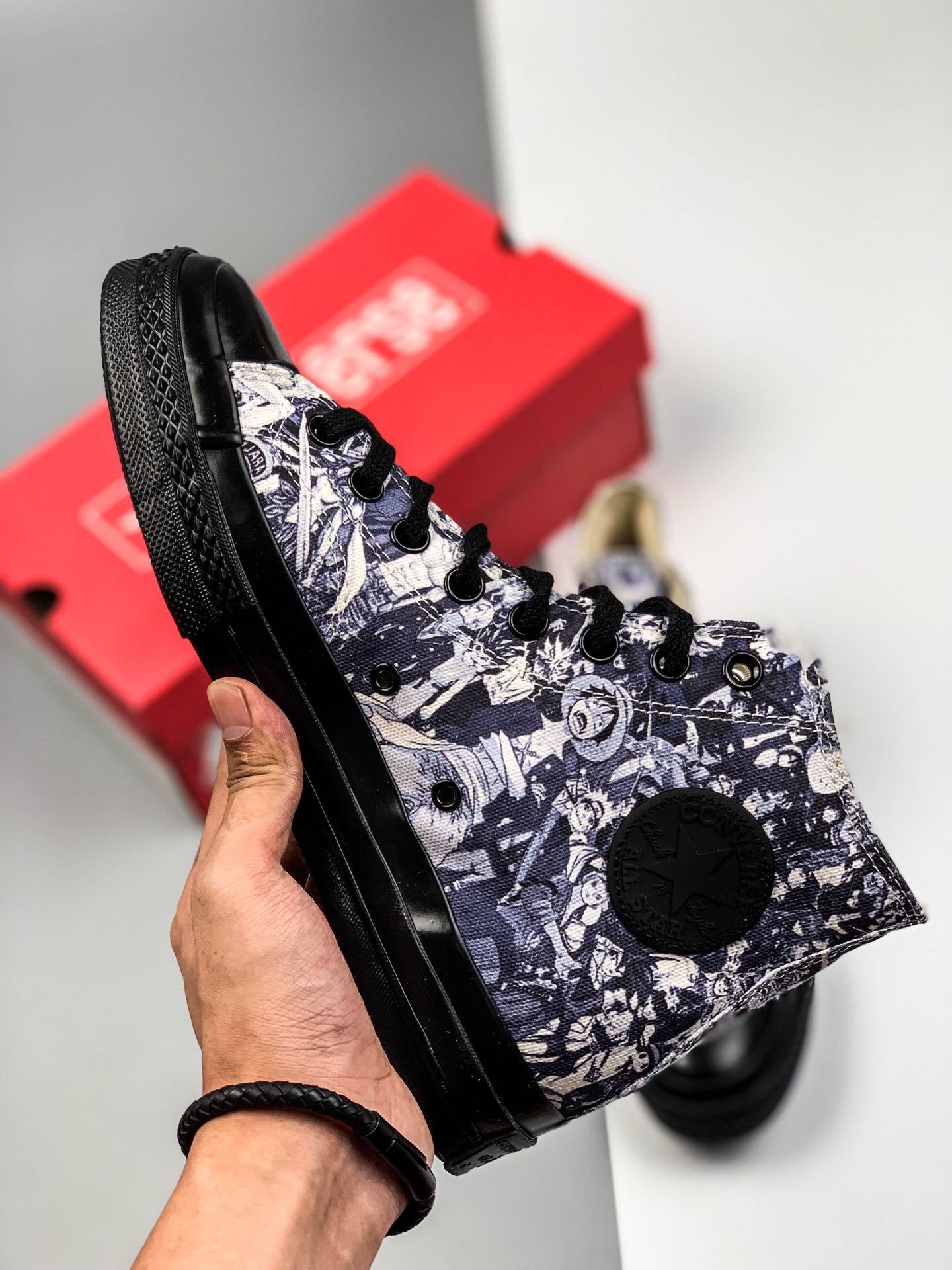 220 Converse Japan One Piece 海贼王 涂鸦果冻底 热血动漫海贼王高帮限定联名
