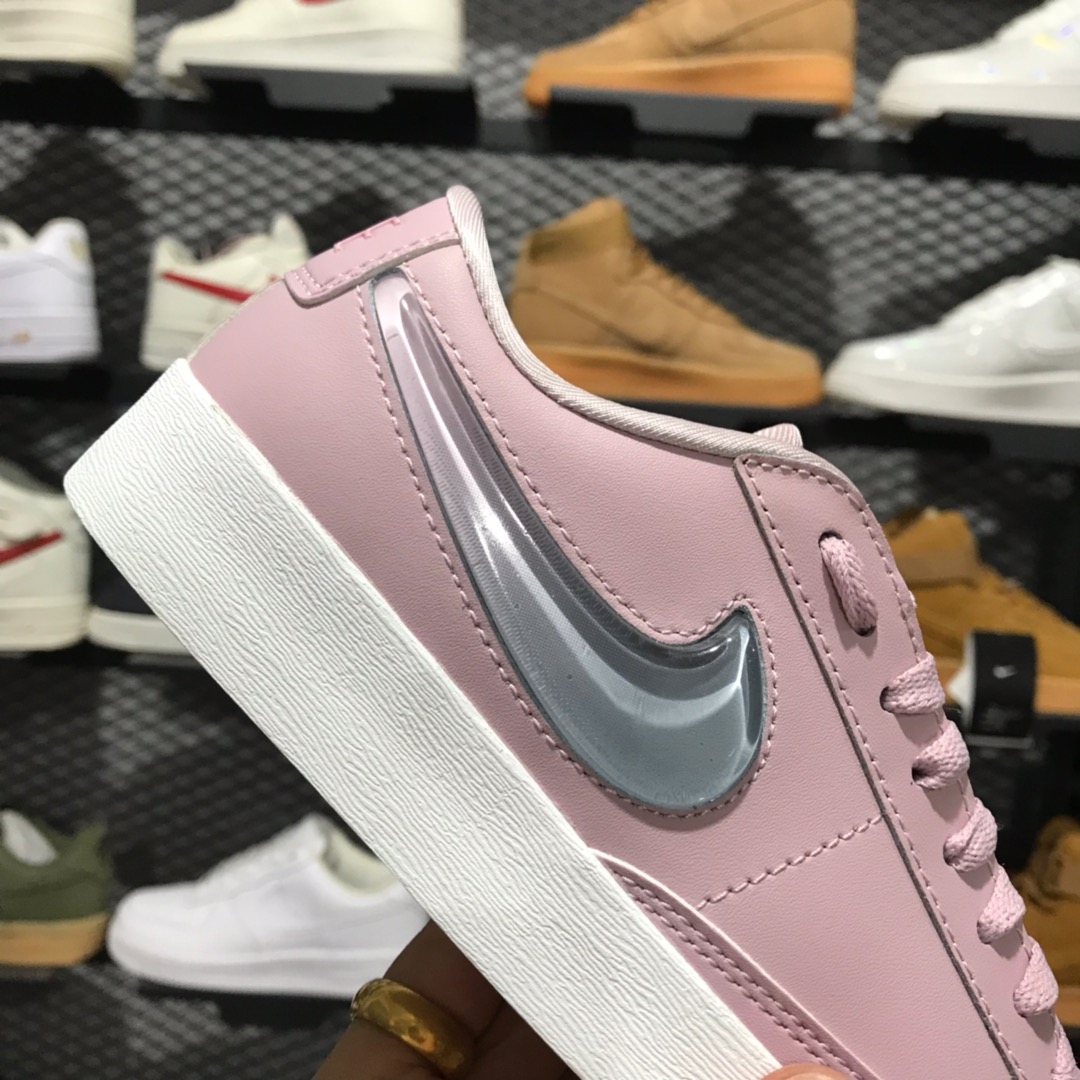 150 实体店专供版本超值福利 耐克女鞋NIKE BLAZER LOW开拓者果冻勾低帮板鞋AV9371-500