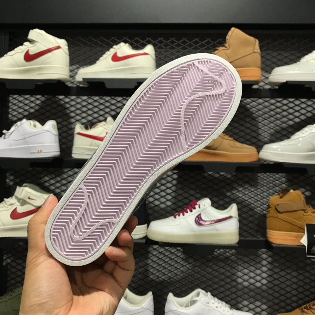 150 实体店专供版本超值福利 耐克女鞋NIKE BLAZER LOW开拓者果冻勾低帮板鞋AV9371-500