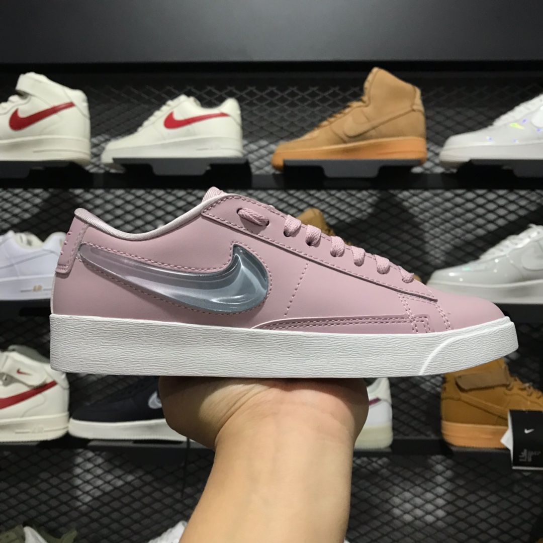 150 实体店专供版本超值福利 耐克女鞋NIKE BLAZER LOW开拓者果冻勾低帮板鞋AV9371-500