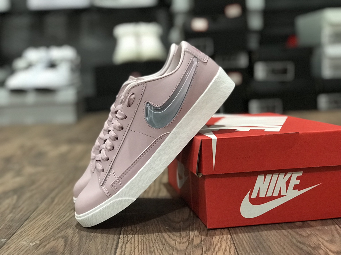 150 实体店专供版本超值福利 耐克女鞋NIKE BLAZER LOW开拓者果冻勾低帮板鞋AV9371-500