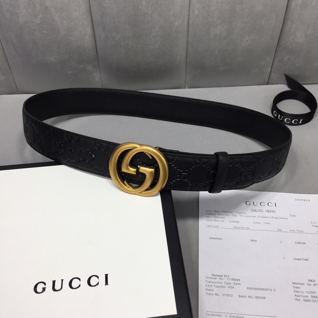 Original: includes full counter gift box packaging 🎁. GUCCI classic full leather embossed, original imported leather b…