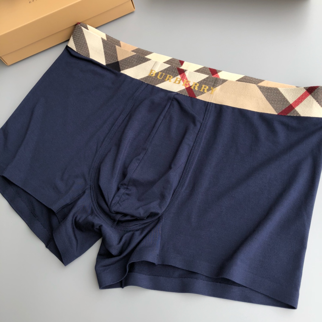  Burberry 巴宝莉！经典格子系列！时尚男士内裤！外贸国外订单，原单品质，无缝切割工艺 科学配 9