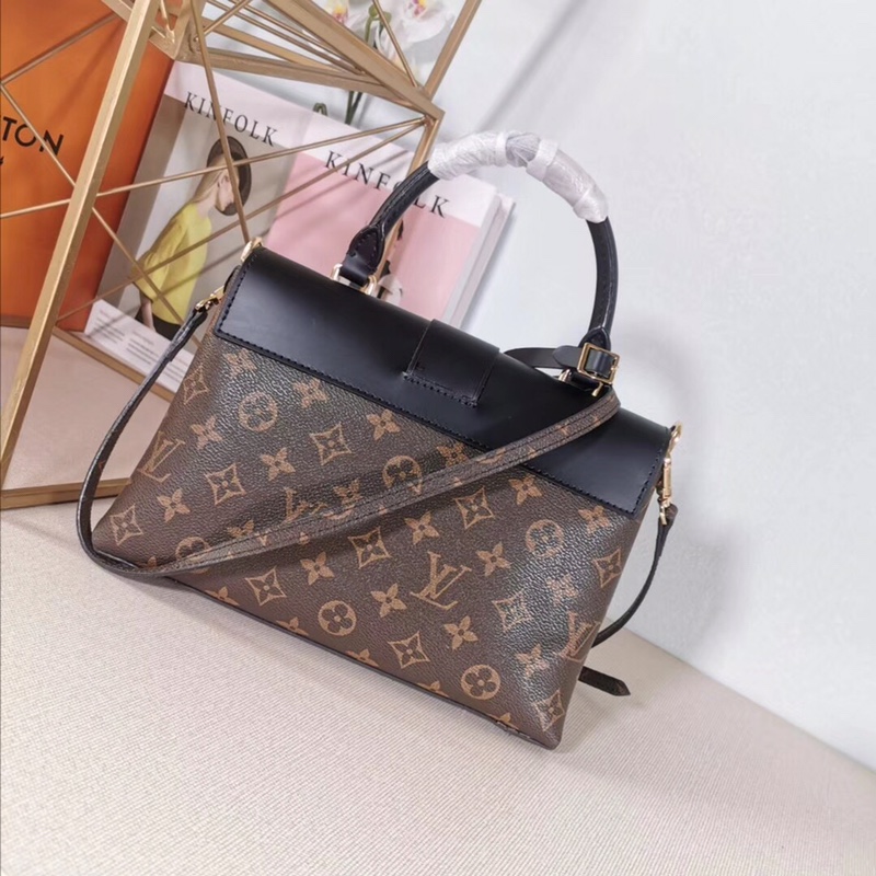 Louis Vuitton Monogram Epi Black 25x19x10cm handbag everyday