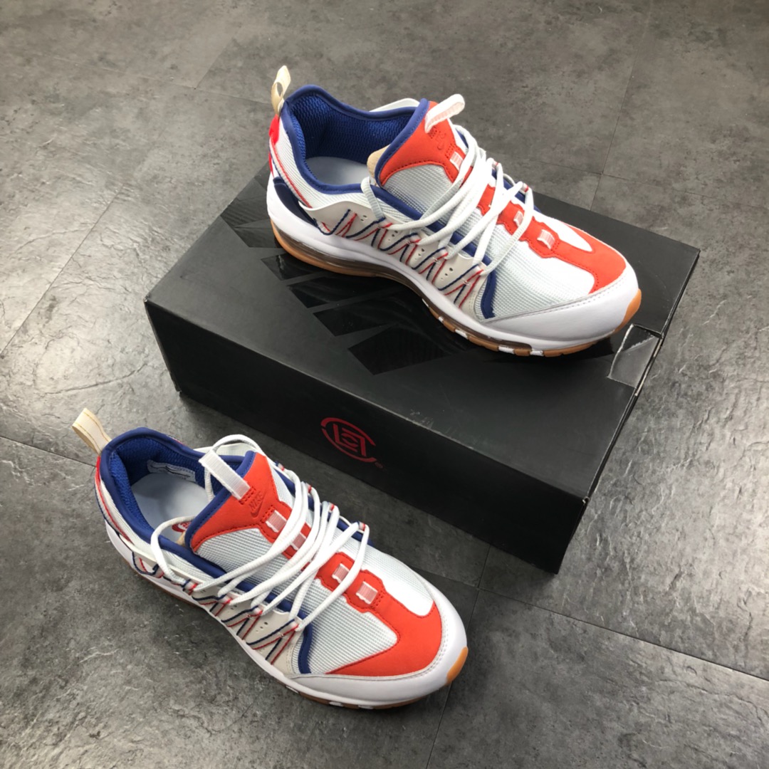 220【Nike Air Max 97】  陈冠希主理品牌-凝结集团联乘CLOT x Nike Air Max 97Haven混合复古气垫休闲运动百搭慢跑鞋AO2134 101