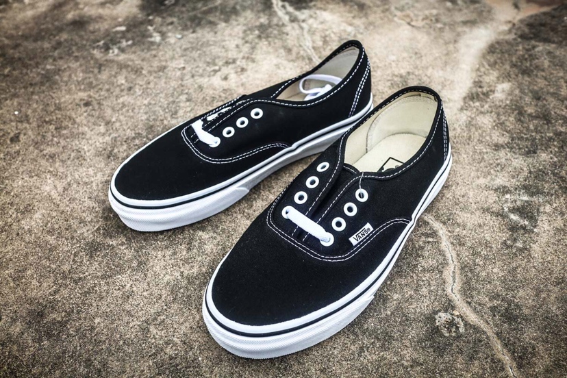 100范斯VANS Authentic Aut蓝白经典款帆布鞋男鞋女鞋情侣 真标 硫化底