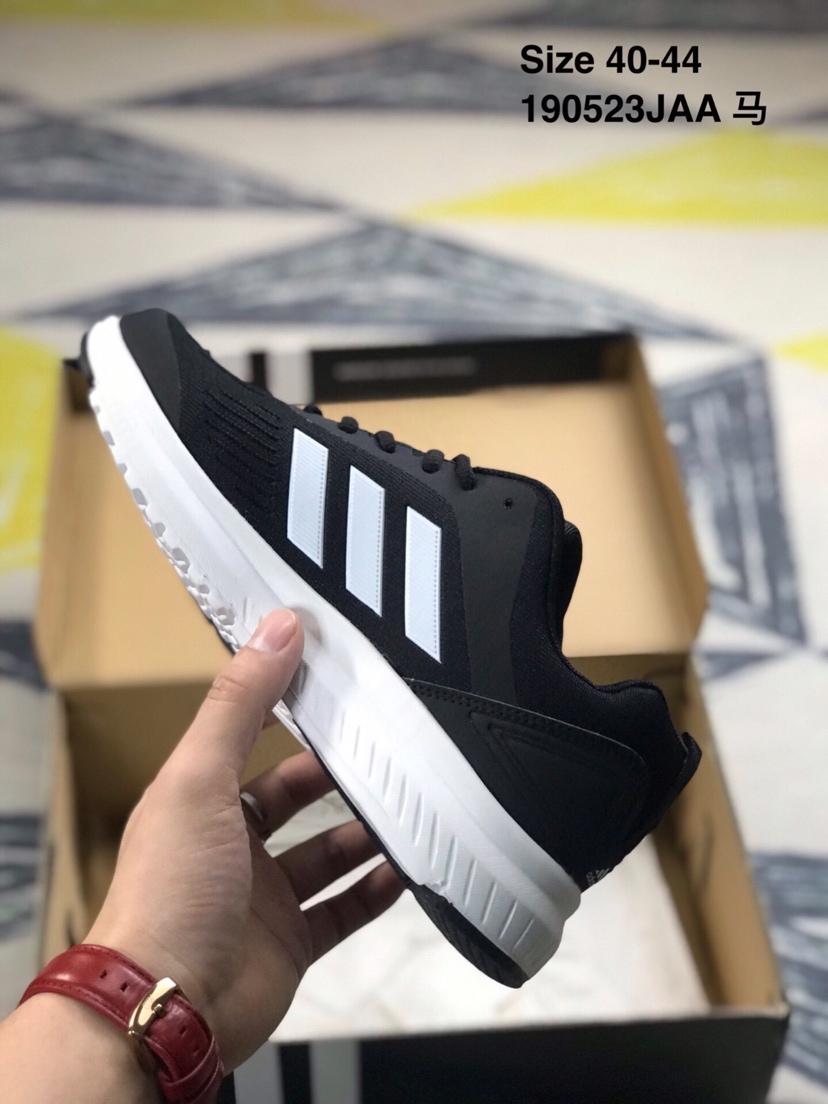 110 阿迪达斯Adidas Pureboost 三叶草编织网面透气休闲运动鞋