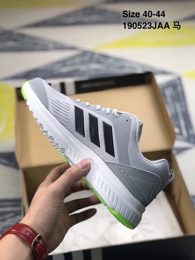 110 阿迪达斯Adidas Pureboost 三叶草编织网面透气休闲运动鞋