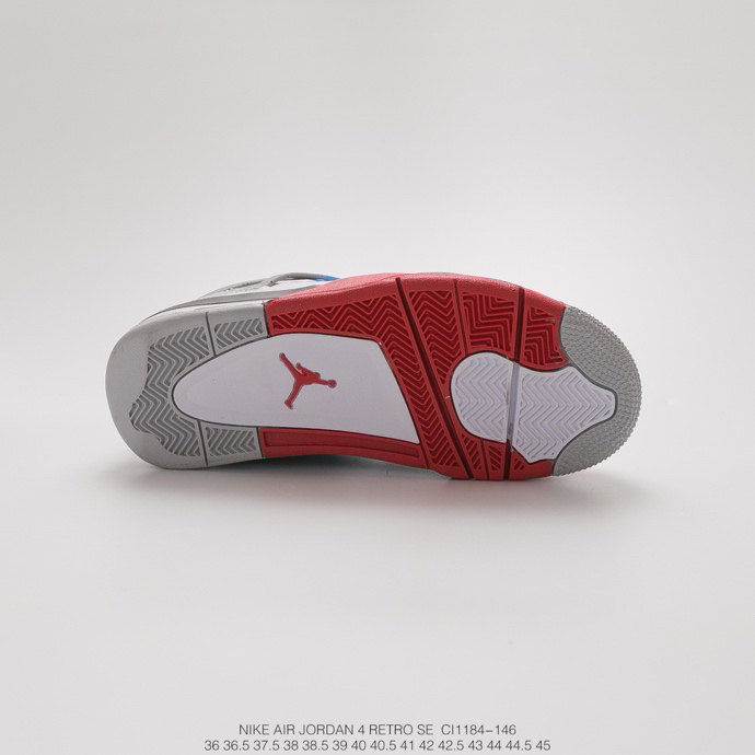 230 耐克 Nike Air Jordan 4 “What the” 融合三大经典配色融合白红、白水泥和白蓝 CI1184-146