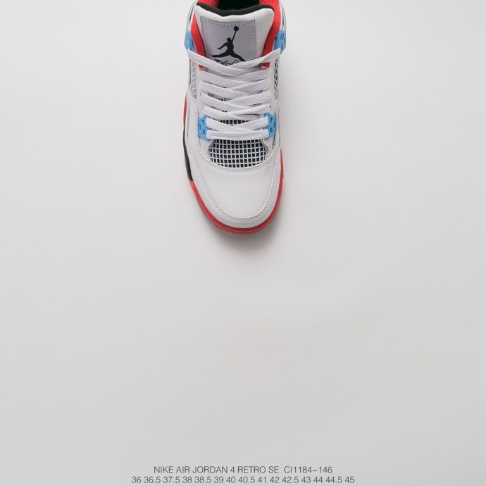230 耐克 Nike Air Jordan 4 “What the” 融合三大经典配色融合白红、白水泥和白蓝 CI1184-146