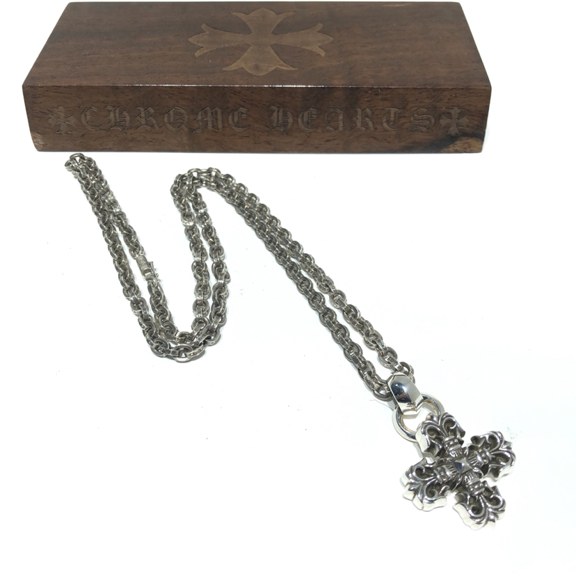 chrome hearts 小火焰十字花项链 7