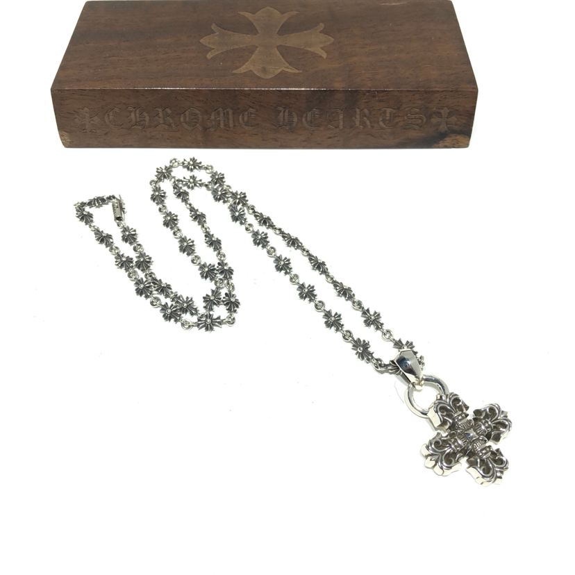 chrome hearts 小火焰十字花项链 5