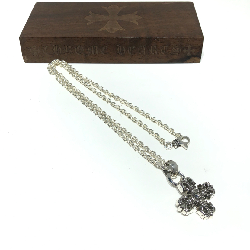 chrome hearts 小火焰十字花项链 4