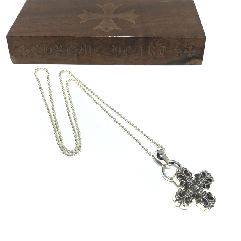 chrome hearts 小火焰十字花项链 6